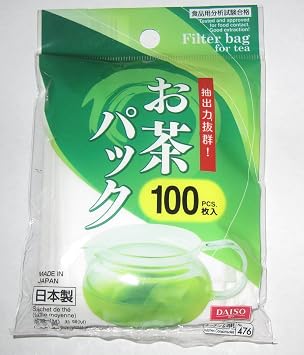 Daiso Japanese 100pcs Loose Tea Filter Bag