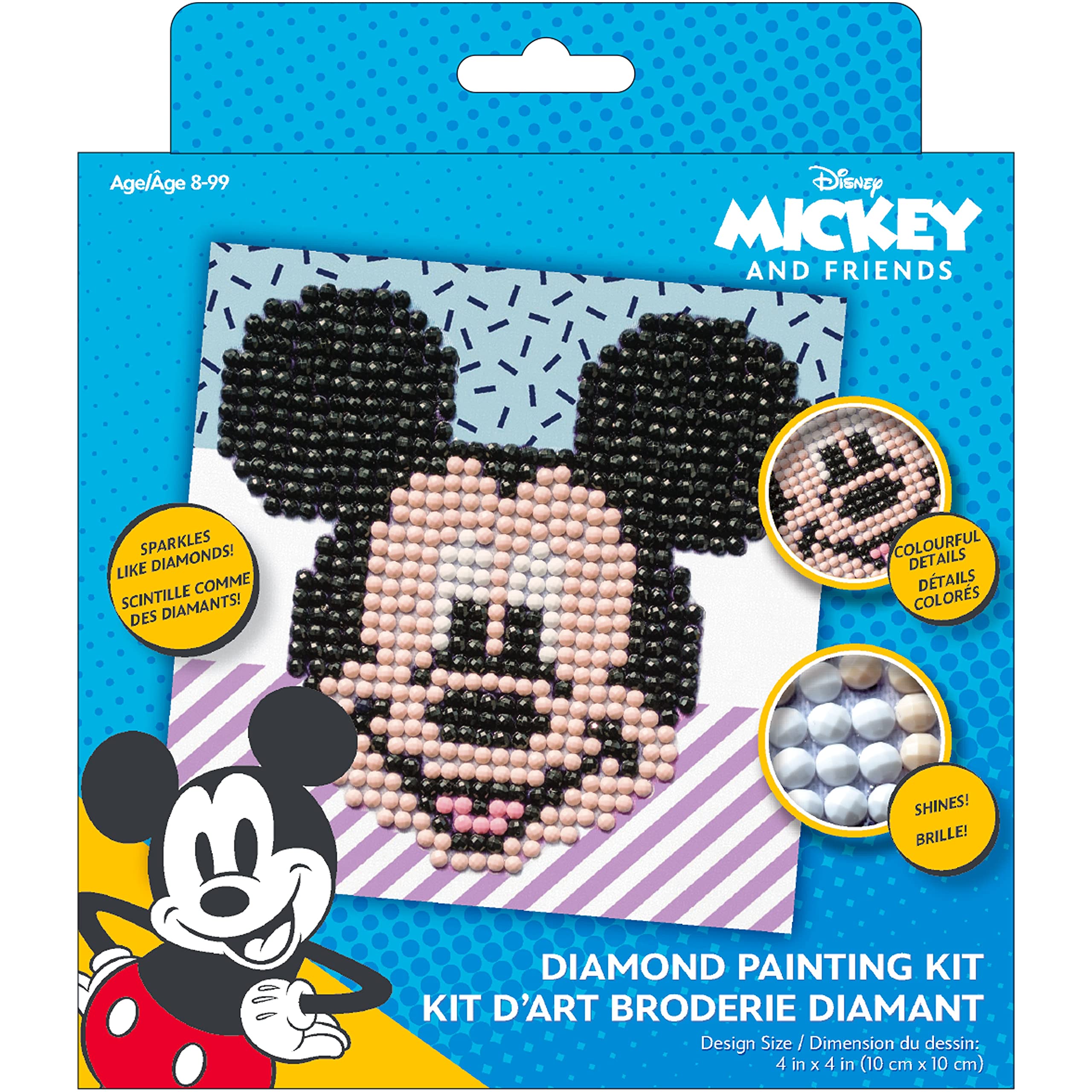 Camelot Dotz Diamond Art KIT Mickey Fun, Multi