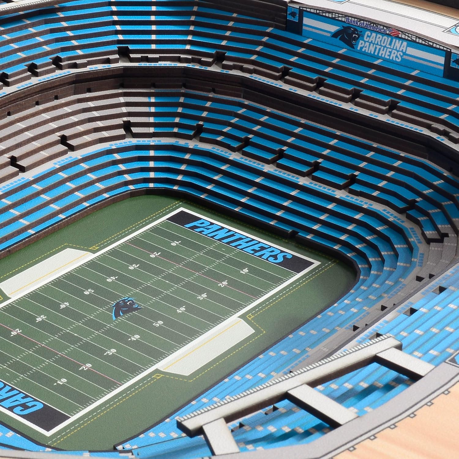YouTheFan NFL 25-Layer StadiumView Wall Art
