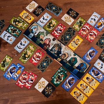Courtisans Card Game - Navigate Intrigue and Influence at The Queen's Banquet! Strategy Game, Fun Family Game for Kids & Adults, Ages 8+, 2-5 Players, 20-30 Min Playtime, Made by Pandasaurus Games