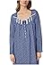 Eileen West Cotton Knit Long Sleeve Short Nightgown - #3 of 3