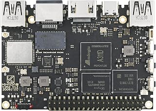 Khadas Single Board Computer, VIM3 Basic Amlogic A311D,Faster CPU,Neural Processing Unit for A.I.Switchable PCIe and USB 3.0,Dual Independent Displays,Dual Cameras(2+16GB)
