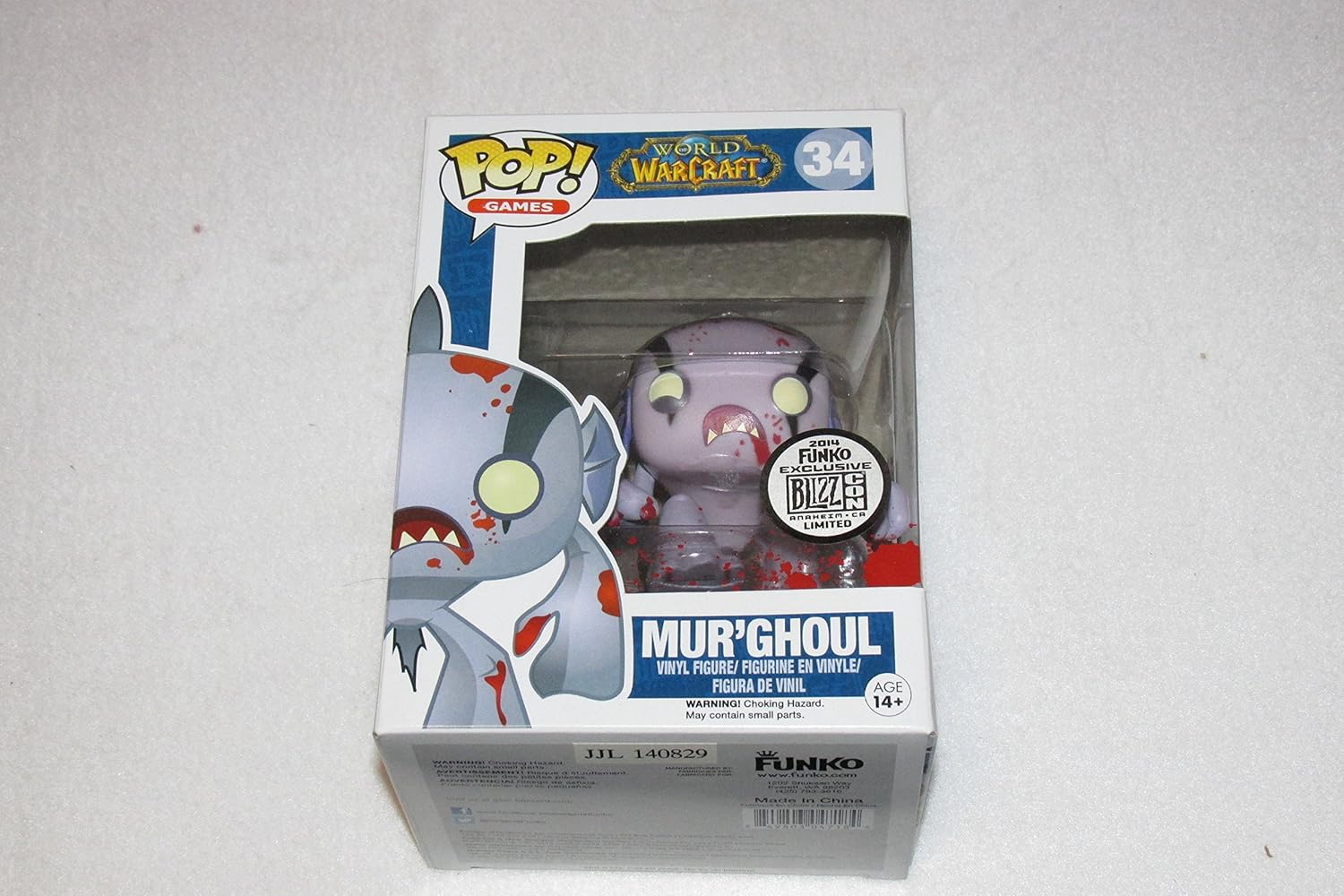 Funko POP! World of Warcraft MUR'GHOUL Blizzcon Ltd Edtion Vinyl Figure 34