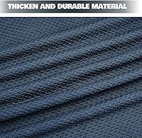 Vista 17 de NeColorLife Funda para Otomán Rectangular de Tela Jacquard Funda Elástica Gruesa Cubiertas de Taburete Reposapiés para Otomán Cuadrado y Rectangular