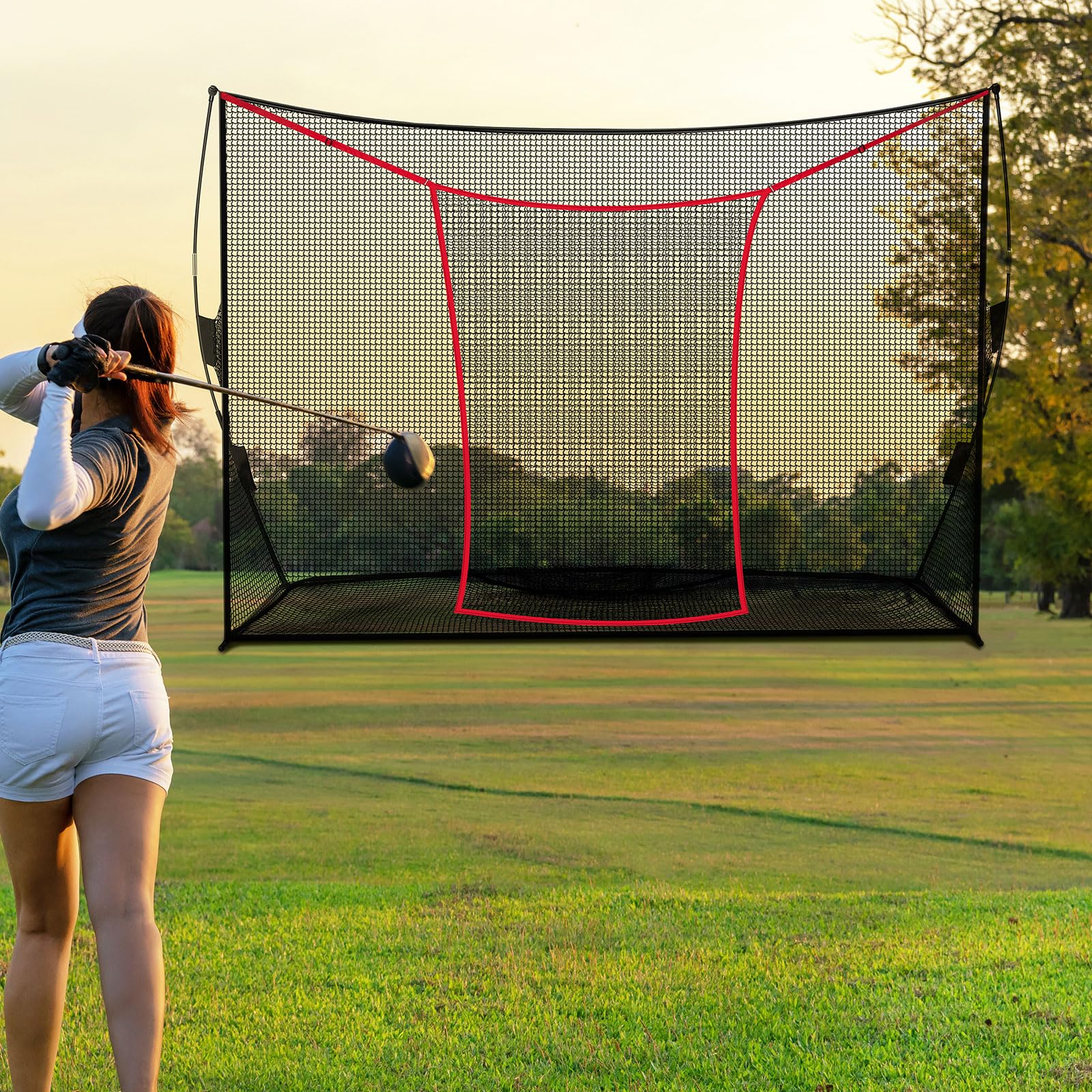 Amazon | Simgoing ゴルフ練習用ネットエクステンダー