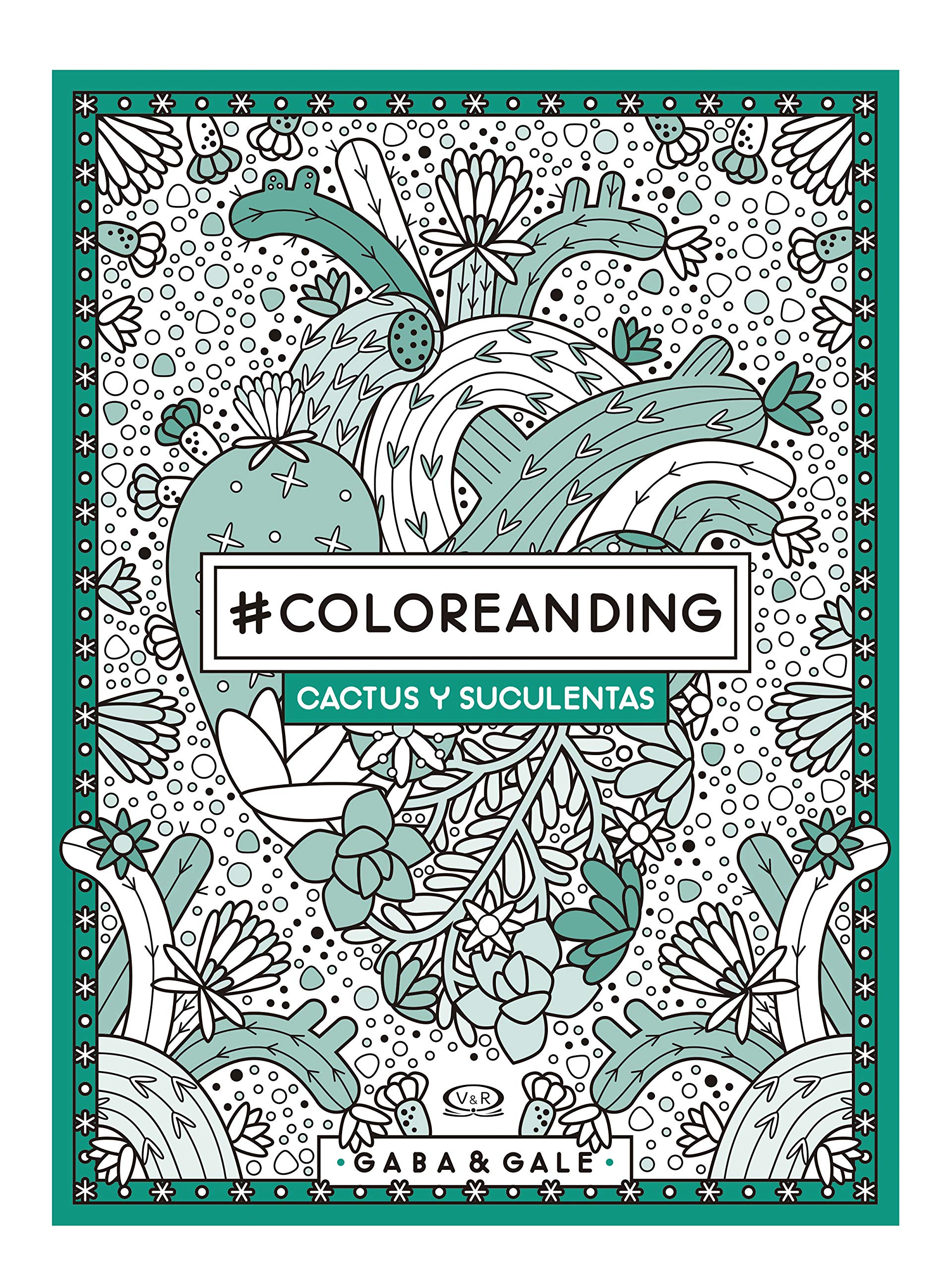 #Coloreanding Cactus y Suculentas