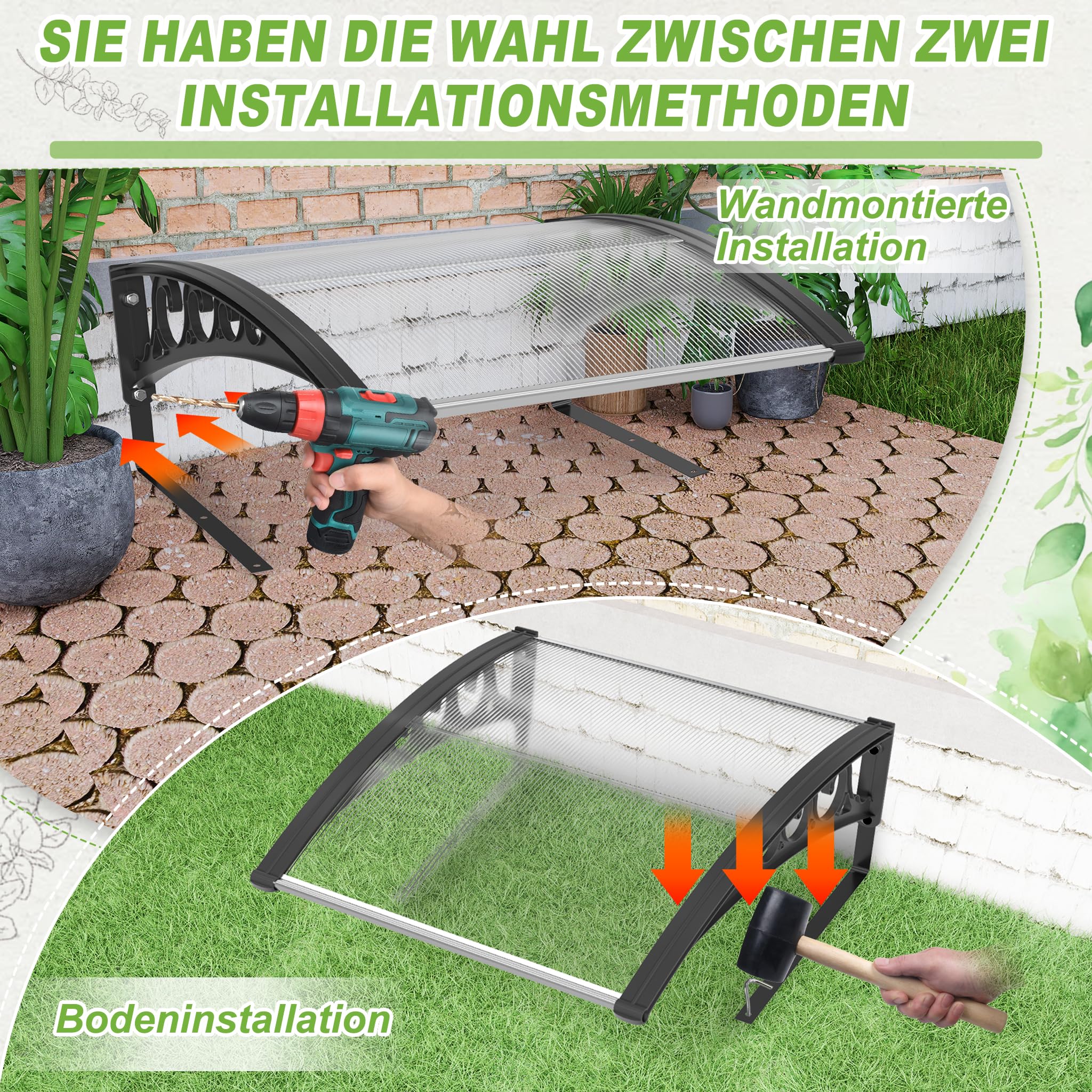 AUFUN Zadaszenie dla robota koszącego i kosiarki, ochrona przed promieniowaniem UV, 103 x 77 x 45,5 cm