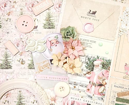 Miniatura 5 de Colección Christmas Market - North Pole Magic - 12 x 12 pulgadas con detalles de papel de aluminioálbum de recortes de papel