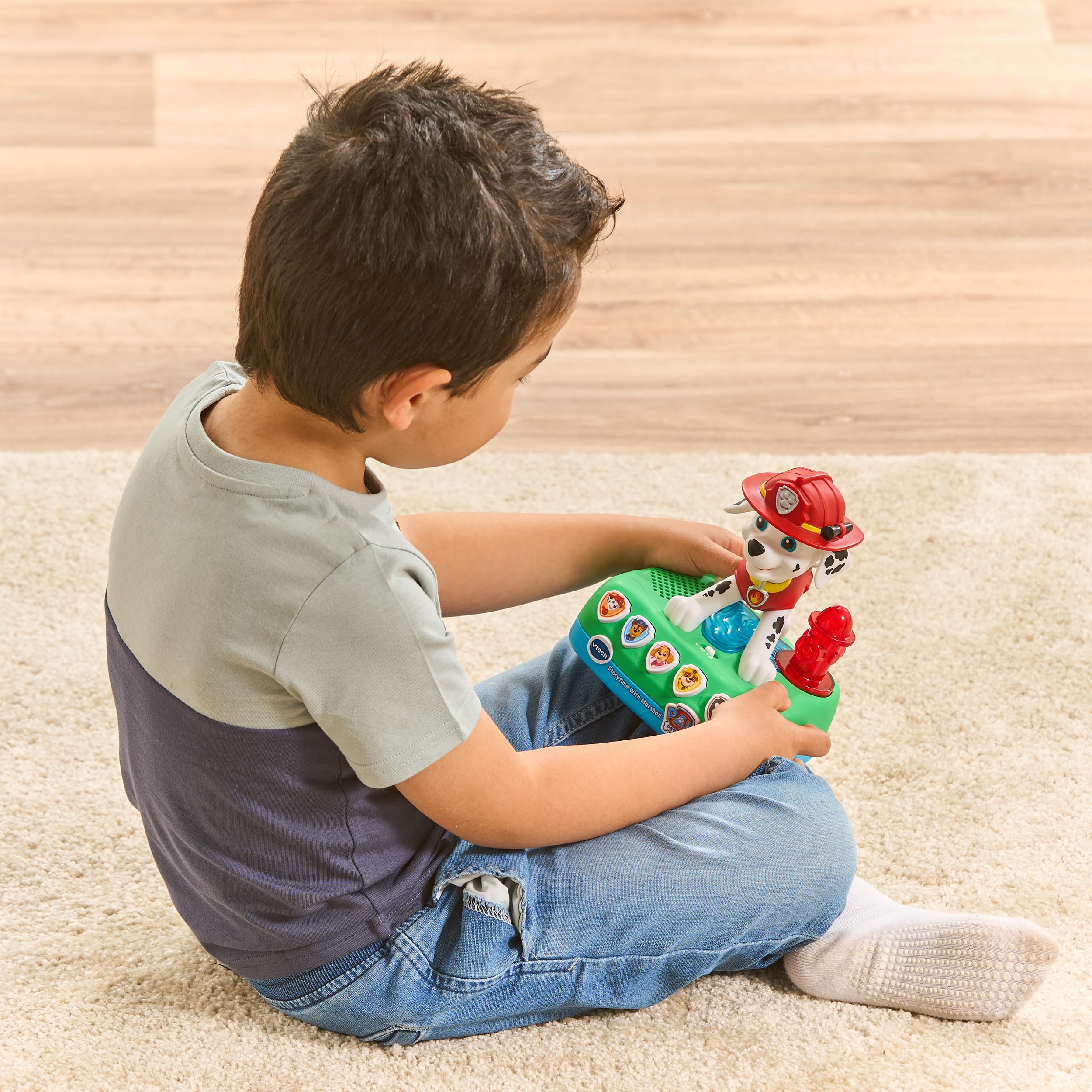 VTech Patrulla Canina – Amigo Interactivo Marshall – Cuenta Historias Y Misiones De Rescate Con Voz Original, Para Niños De 3 A 6 Años