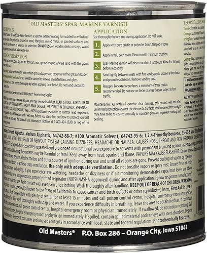 Miniatura 2 de OLD MASTERS 92504 Barniz marino Spar