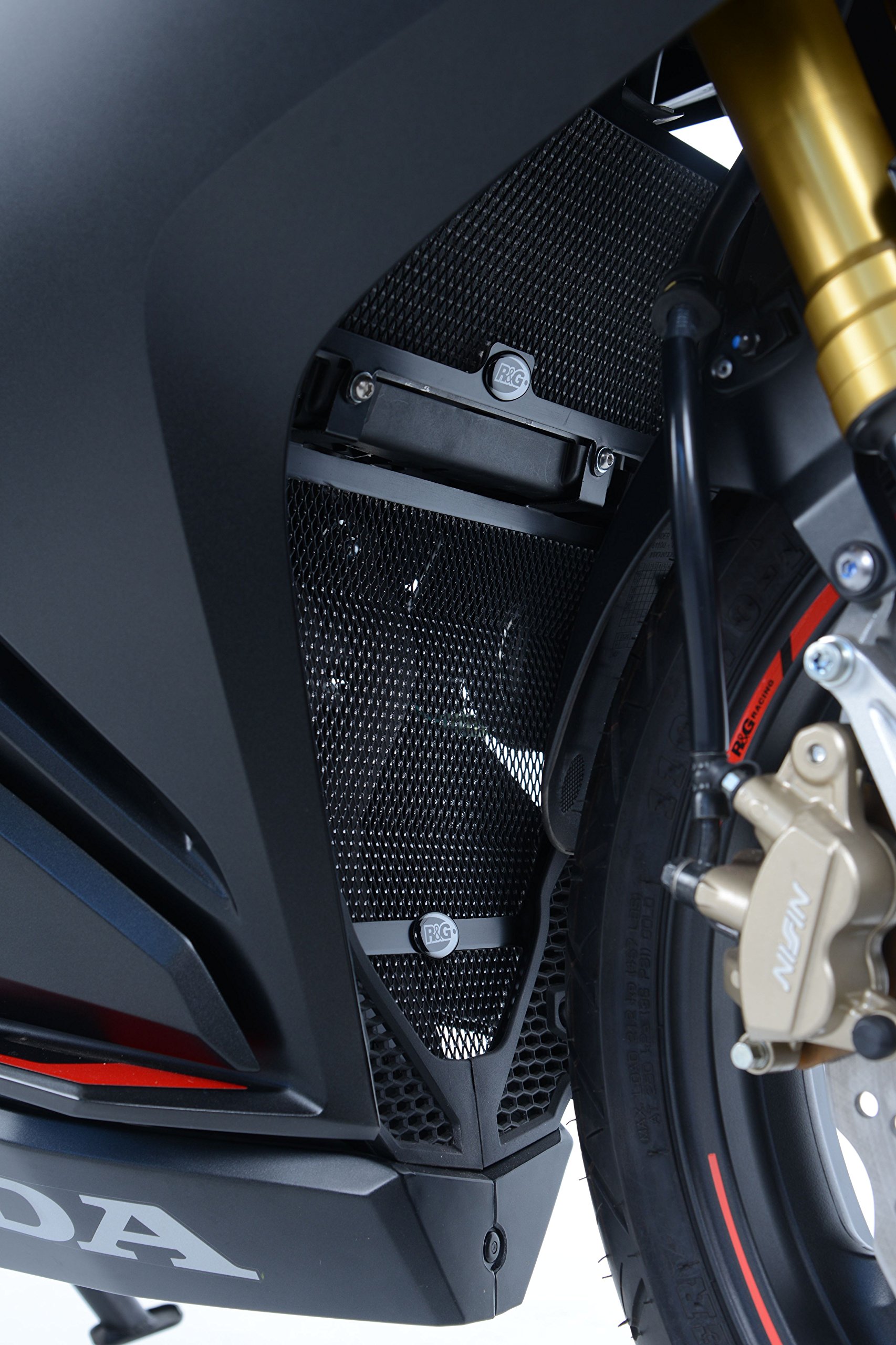 CBR250RR MC51 R&G ダウンパイプグリルガード R＆G R&G ダウンパイプグリルガード チタンカラー CBR250RR