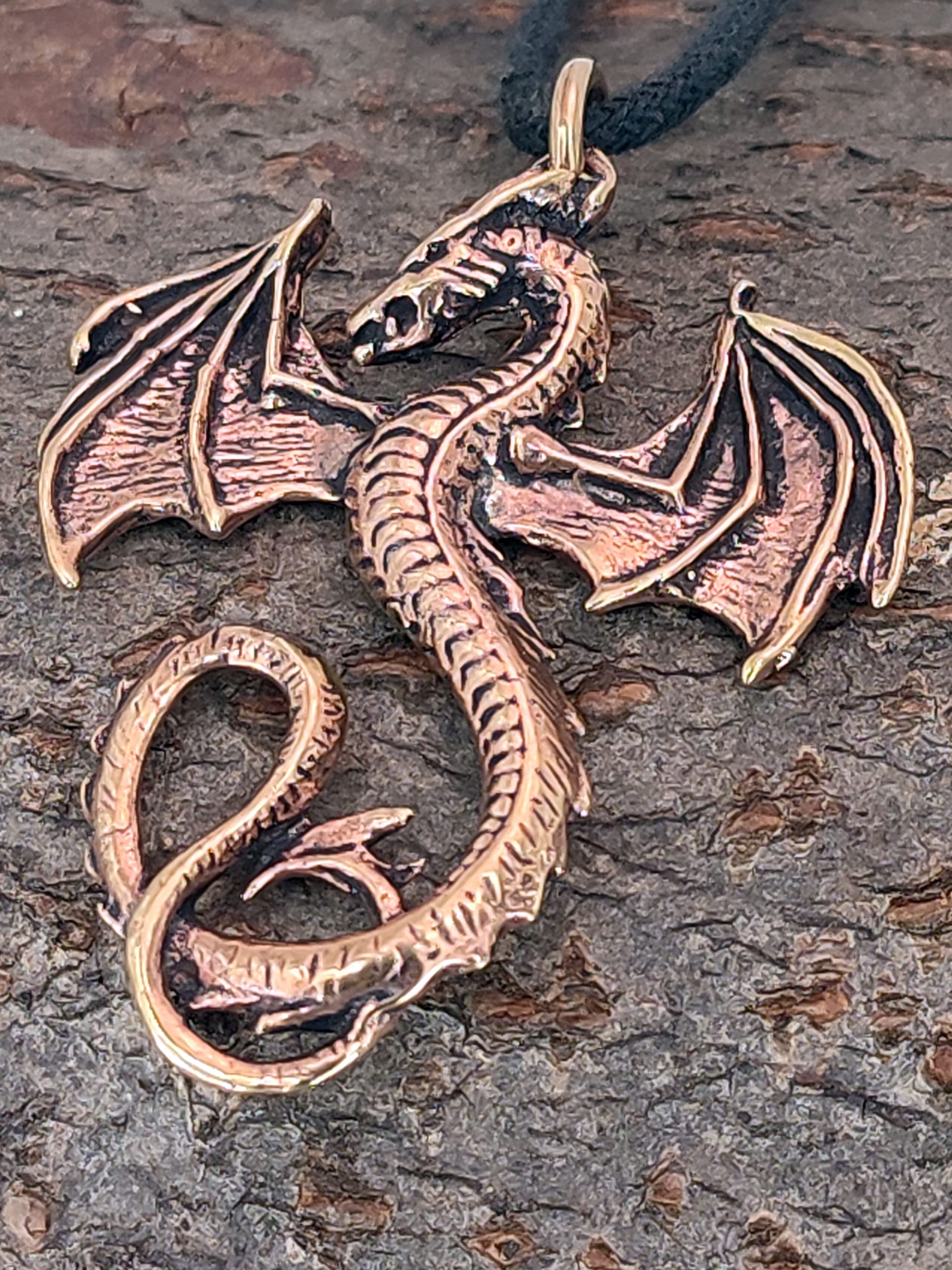 Gran Dragón Colgante de bronce nº 11