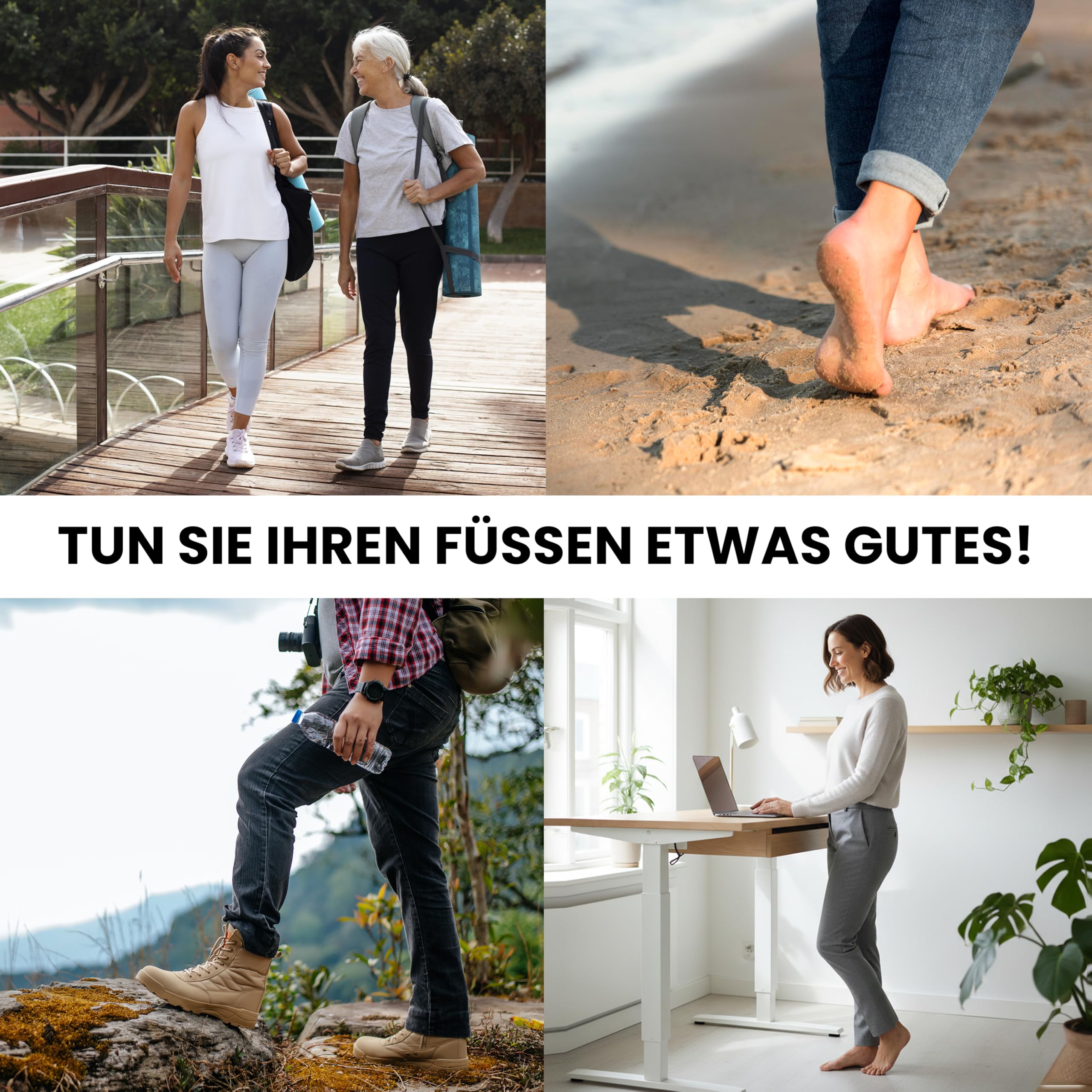 Mini Fußtrigger – Triggerpunkt Drücker für Füße, kompaktes Fussmassagegerät für gezielte Fußmassage bei Plantarfasziitis & Fersensporn