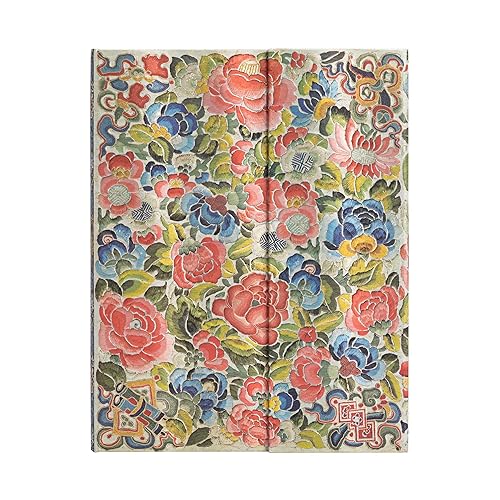 Paperblanks | Pear Garden | Peking Opera Embroidery | Hardcover | Ultra | Lined | Wrap Closure | 144 Pg | 120 GSM