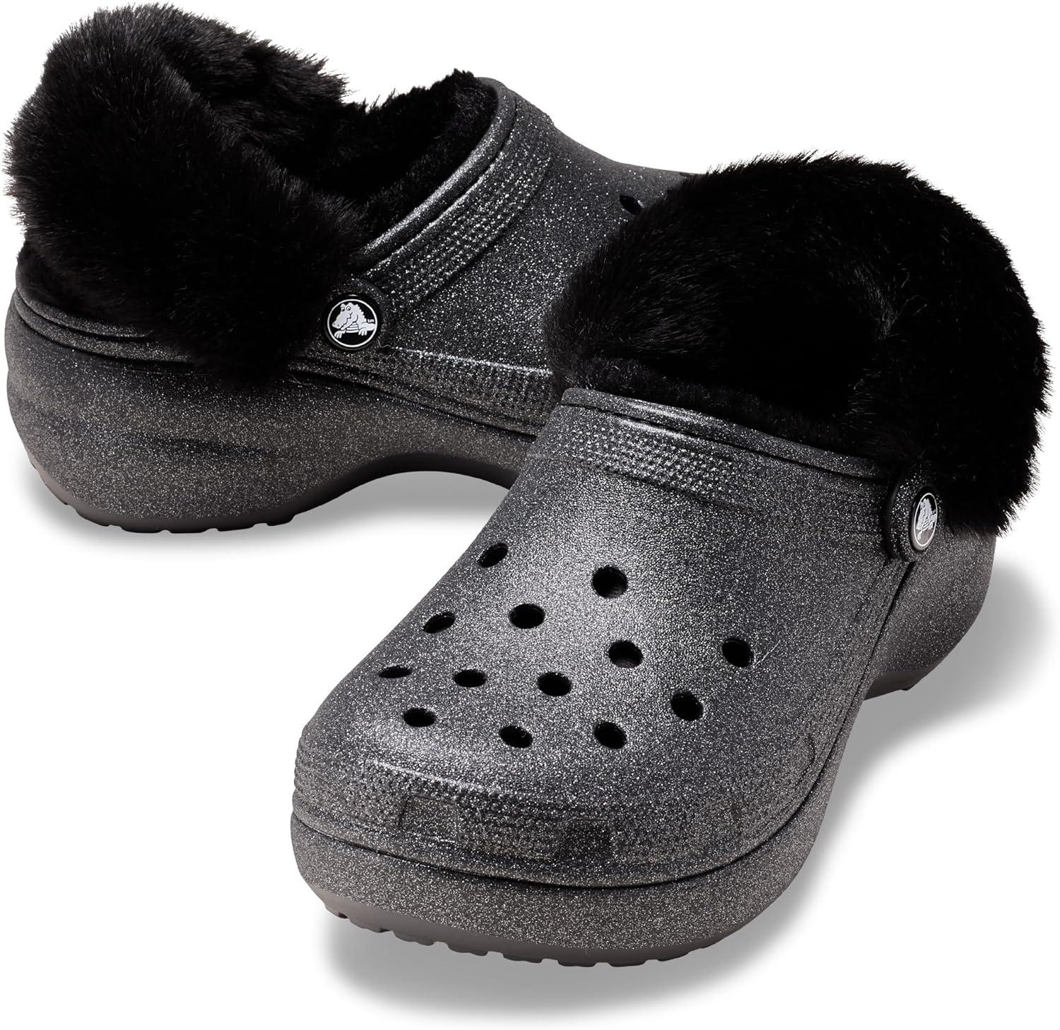 Crocs Women's Classic Lined Platform Clogs - Image 7