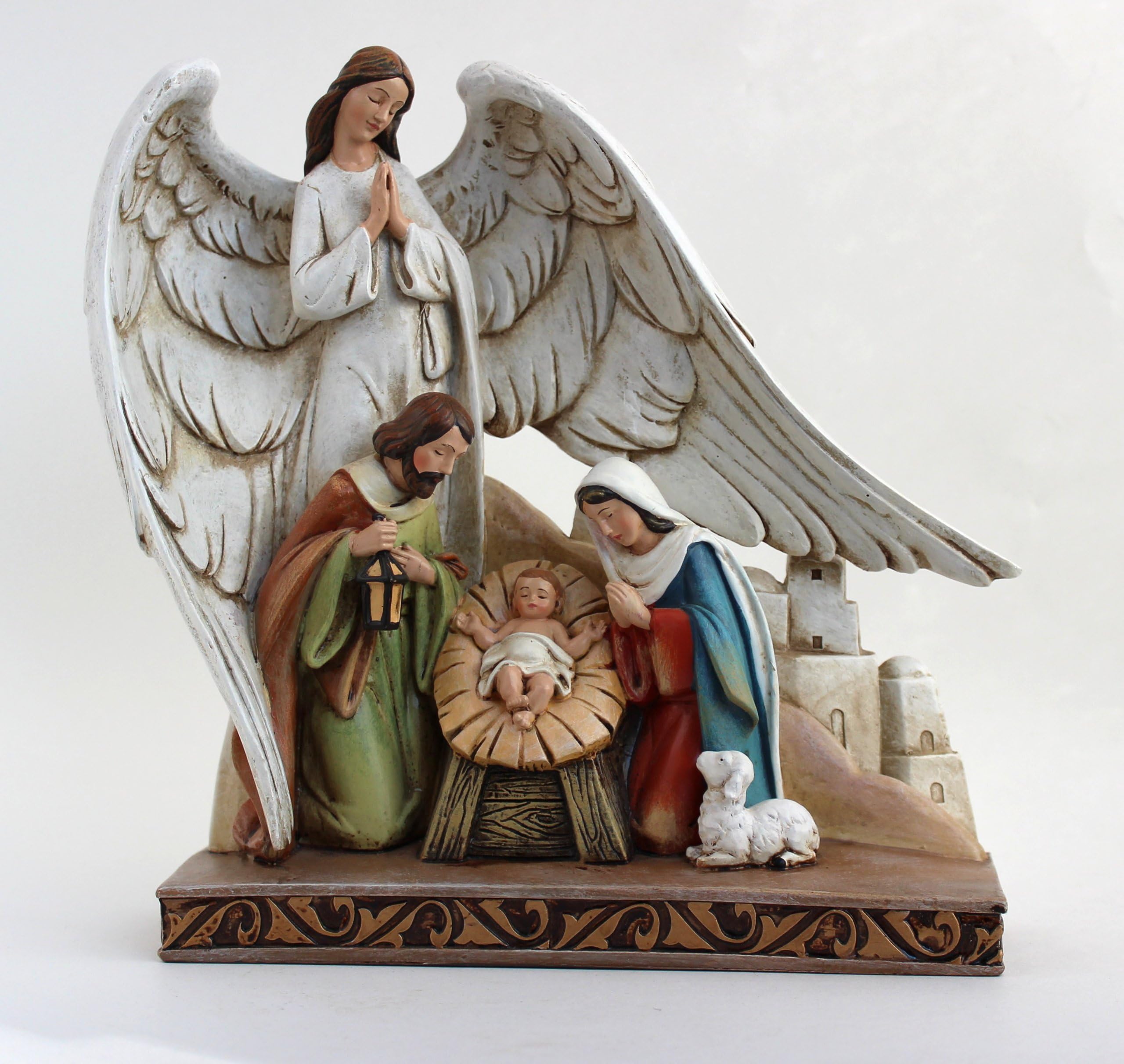 Avalon Gallery (Nativity Angel) - CB Gift TC616 Nativity Angel Figurine, 20cm