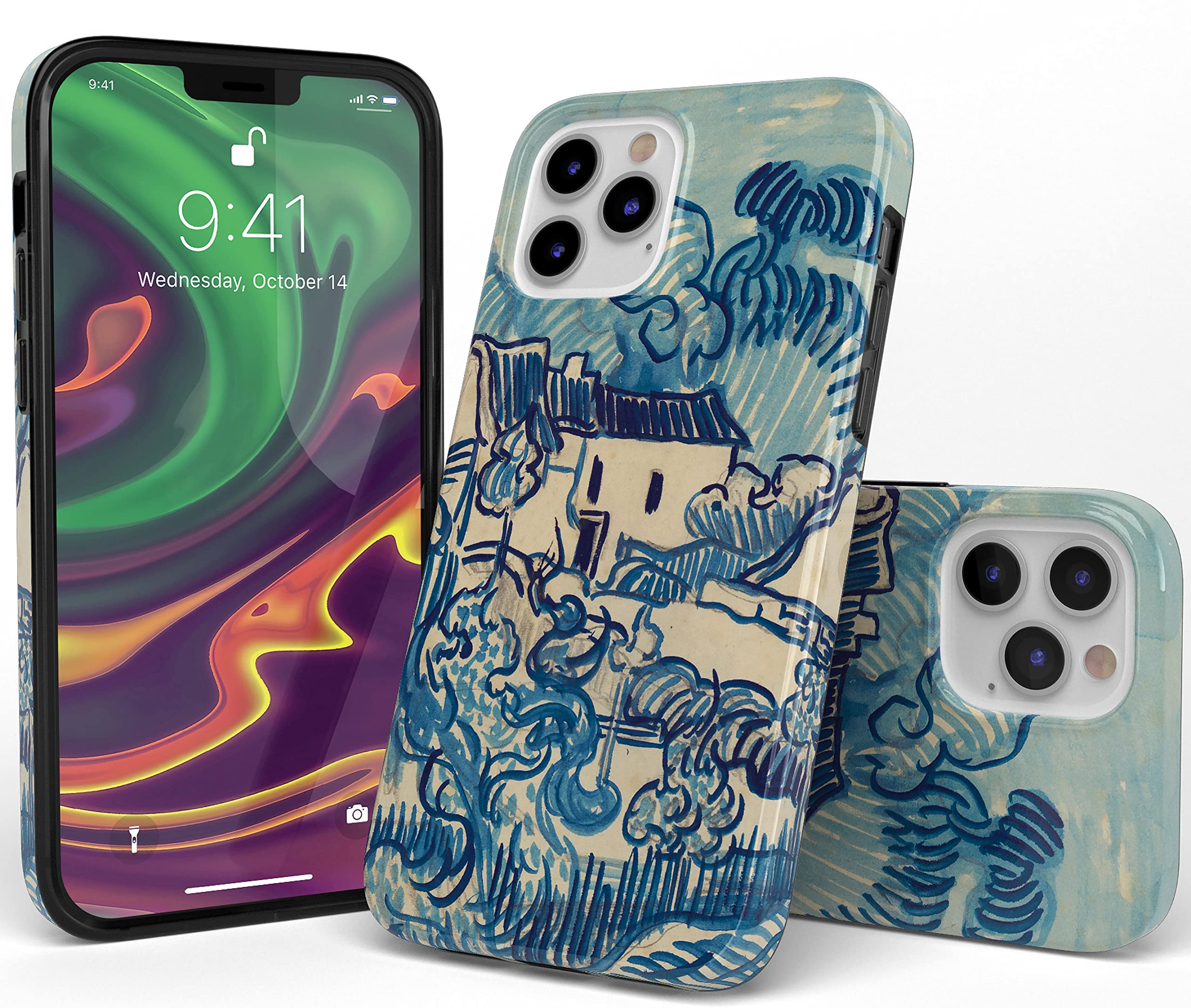 Van Gogh Landscape With Houses Phone Case