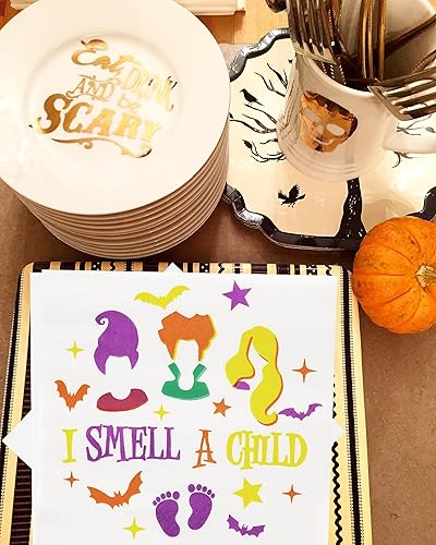 Miniatura 2 de Servilletas con texto en inglés "I Smell A Child" I Smell A Child Baby Shower con texto en inglés "I Smell A Children", decoraciones de fiesta de