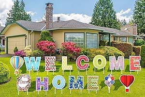 Welcome Home Yard Signs for Homecomers, Reunions, and More