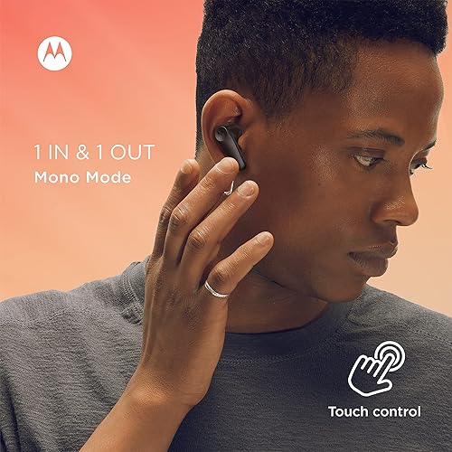 Miniatura 7 de Motorola Sound Moto Buds 600 ANC - Auriculares híbridos con cancelación activa de ruido True Wireless Bluetooth con sonido Snapdragon y ENC, par