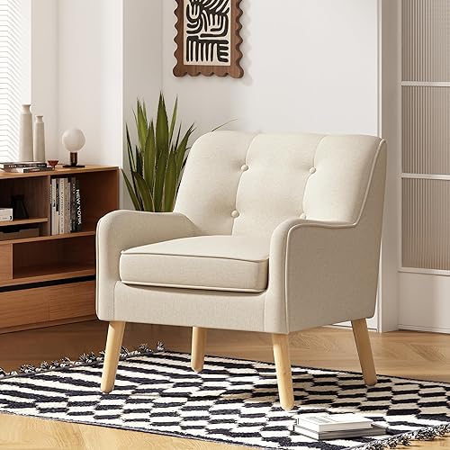 Miniatura 8 de Christopher Knight Home - Sillón de tela Felicity, diseño de mediados de siglo, color carbón Carbón vegetal,Beige,Azul marino,verde azulado,Wasabi