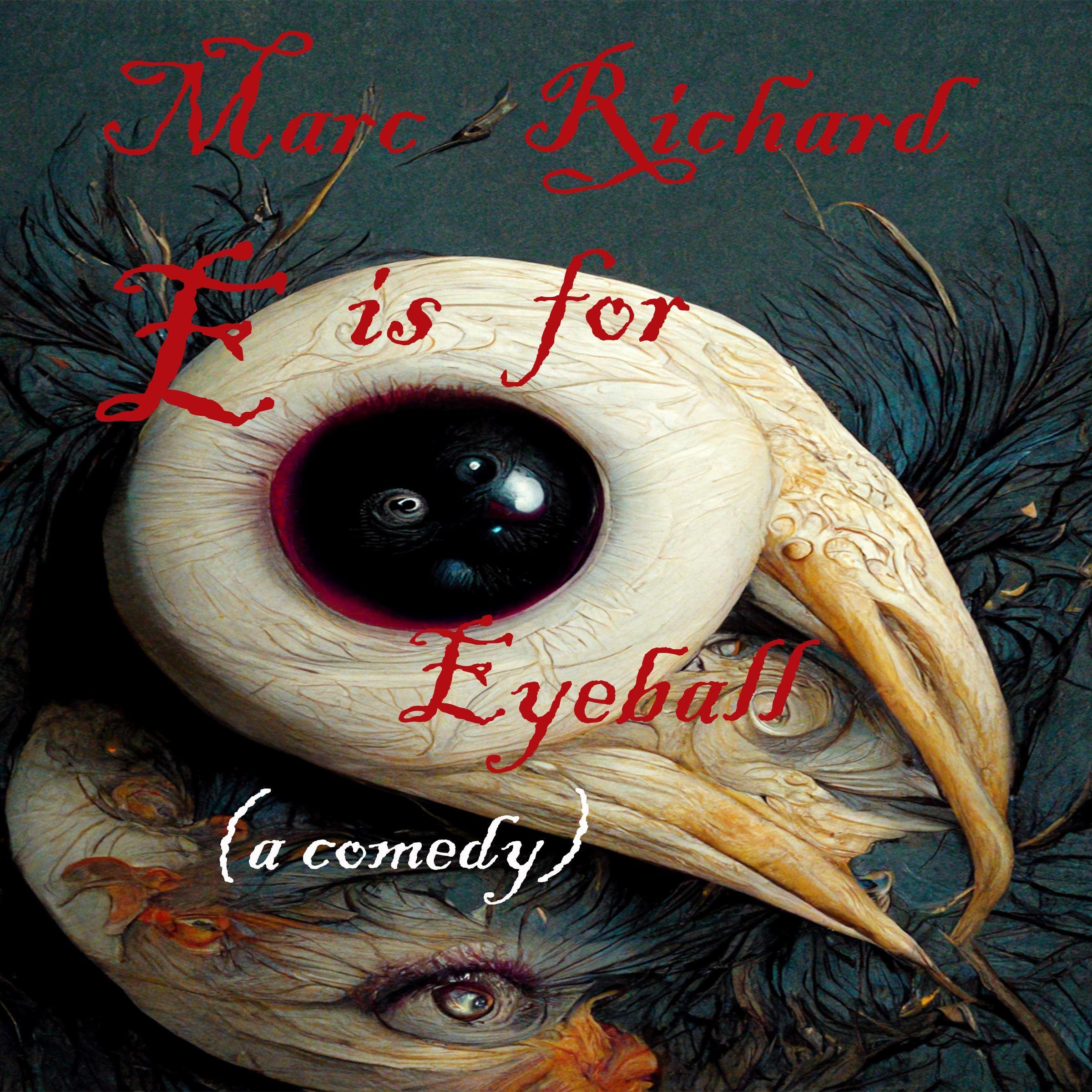 Cover art for E is for Eyeball: An Alphabet Book for Grown-Ups!