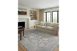 Loloi Cloudpile Odette Collection ODT-03 Sky/Beige Area Rug