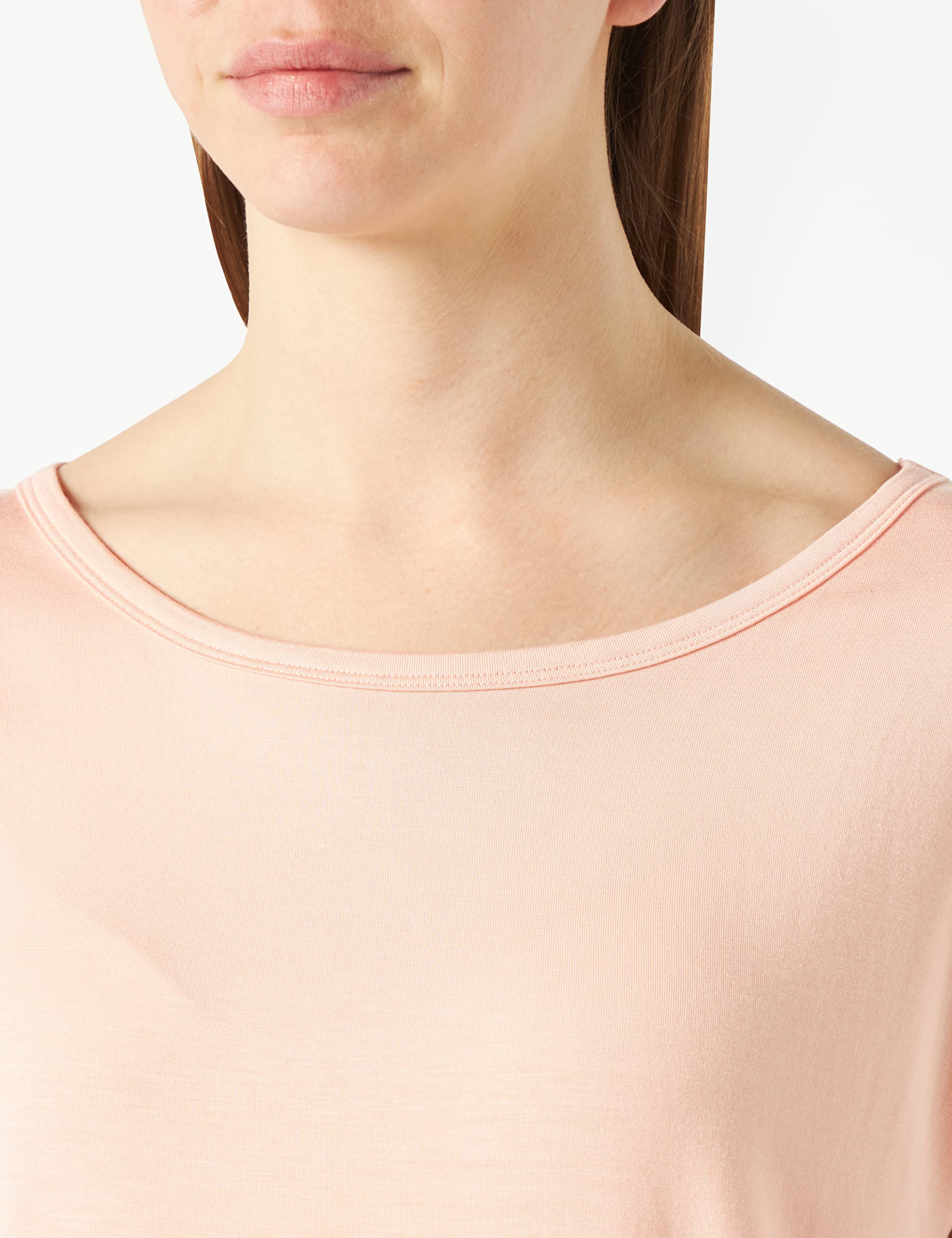Calvin Klein S/S Cuello Ancho Camiseta de Pijama para Mujer