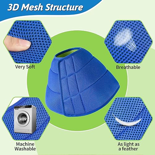 Miniatura 7 de Soothing Recovery Cone for Dogs & Cats, Soft Anti-Lick Collar for Post-Surgery Protection, Comfortable Elizabethan Cone Alternative for Spay Neuter