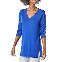 Amazon Essentials Maglione A Tunica Leggero A Maniche Lunghe Con Scollo A v (Disponibile)