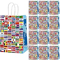 Vista 12 de gisgfim 12 bolsas de arte de pintura prémium con temática artística de cumpleaños, bolsas de golosinas, suministros de regalo, bolsas de regalo