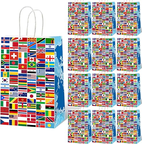 Vista 36 de gisgfim 12 bolsas de arte de pintura prémium con temática artística de cumpleaños, bolsas de golosinas, suministros de regalo, bolsas de regalo