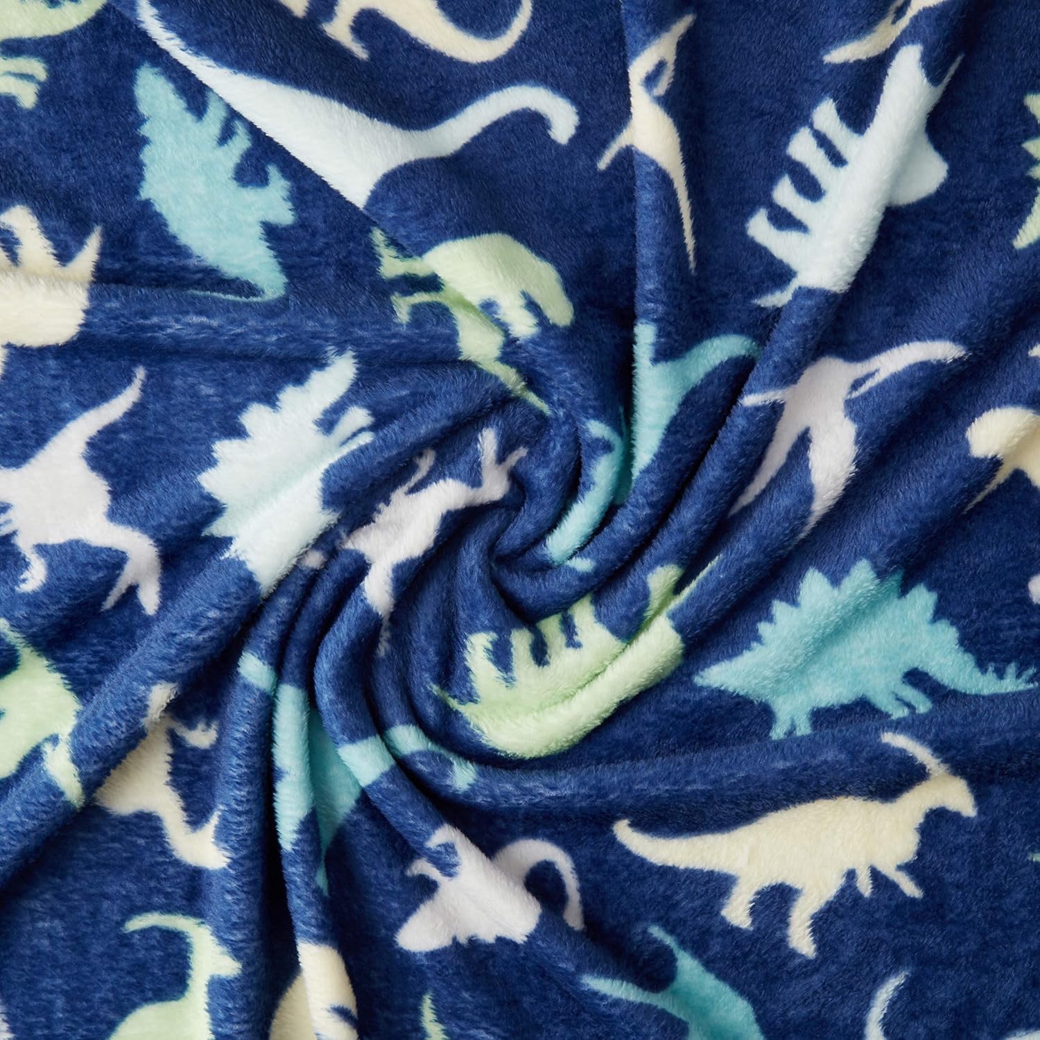 Amazon Basics Kids Bedding Nap Set with Dinosaur Pillow and Fleece Throw Blanket