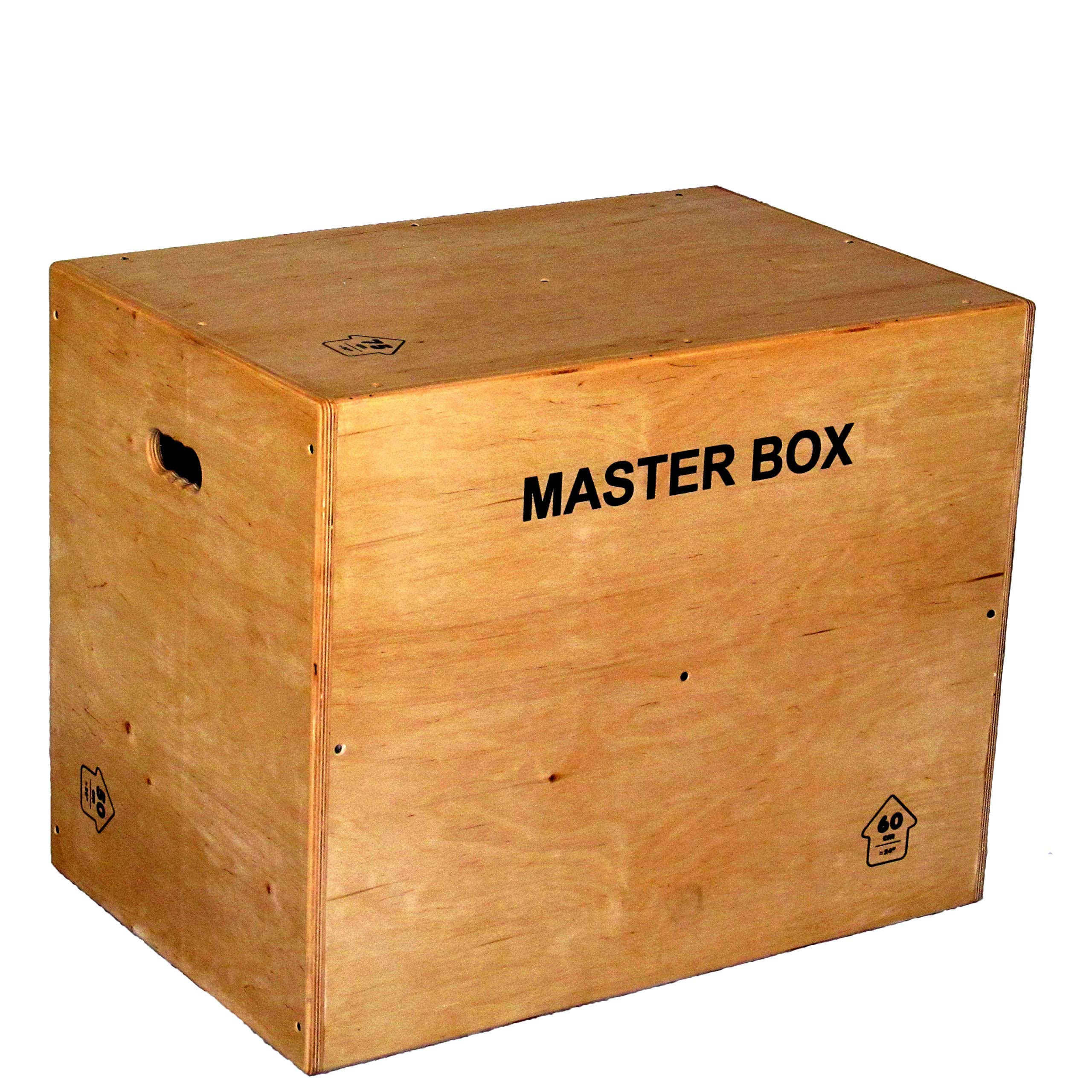Master Box, Sprungbox, Jump Box, Fitnessbox, plyobox abgerundete Kanten, Sprungkasten aus Birken-Sperrholz, extrem stabile Plyo Box,