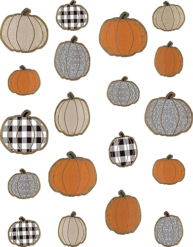 Home Sweet Classroom Pumpkins Accents, Assorted Sizes, Pack of 57