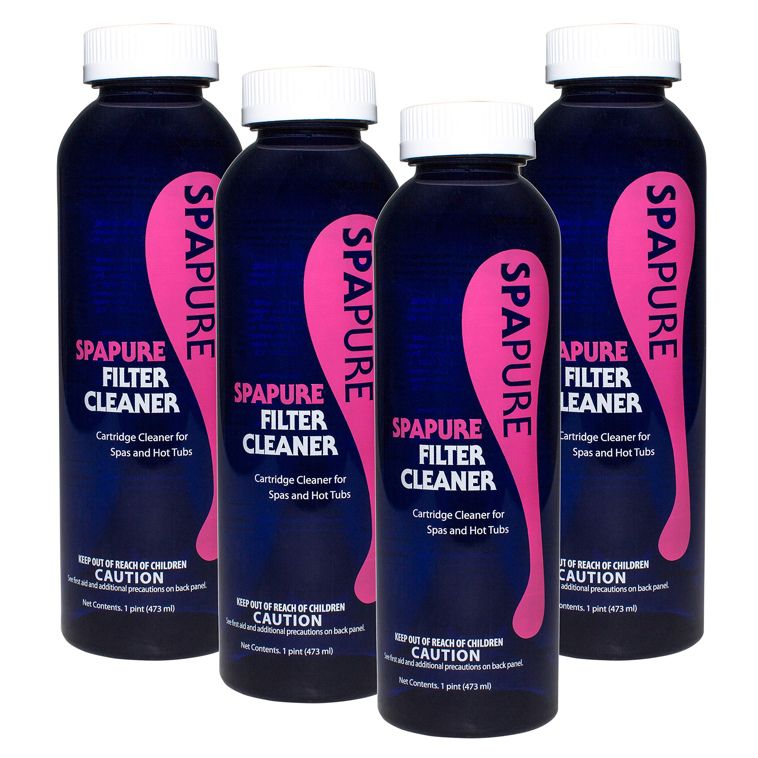 PureSpa SpaPure Filter Cleaner (1 pt) (4 Pack)