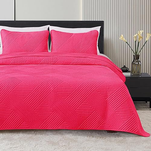 Whale Flotilla Juego de edredón tamaño individual, colcha suave y ligera con patrón en relieve, juegos de ropa de cama con funda de almohada, funda