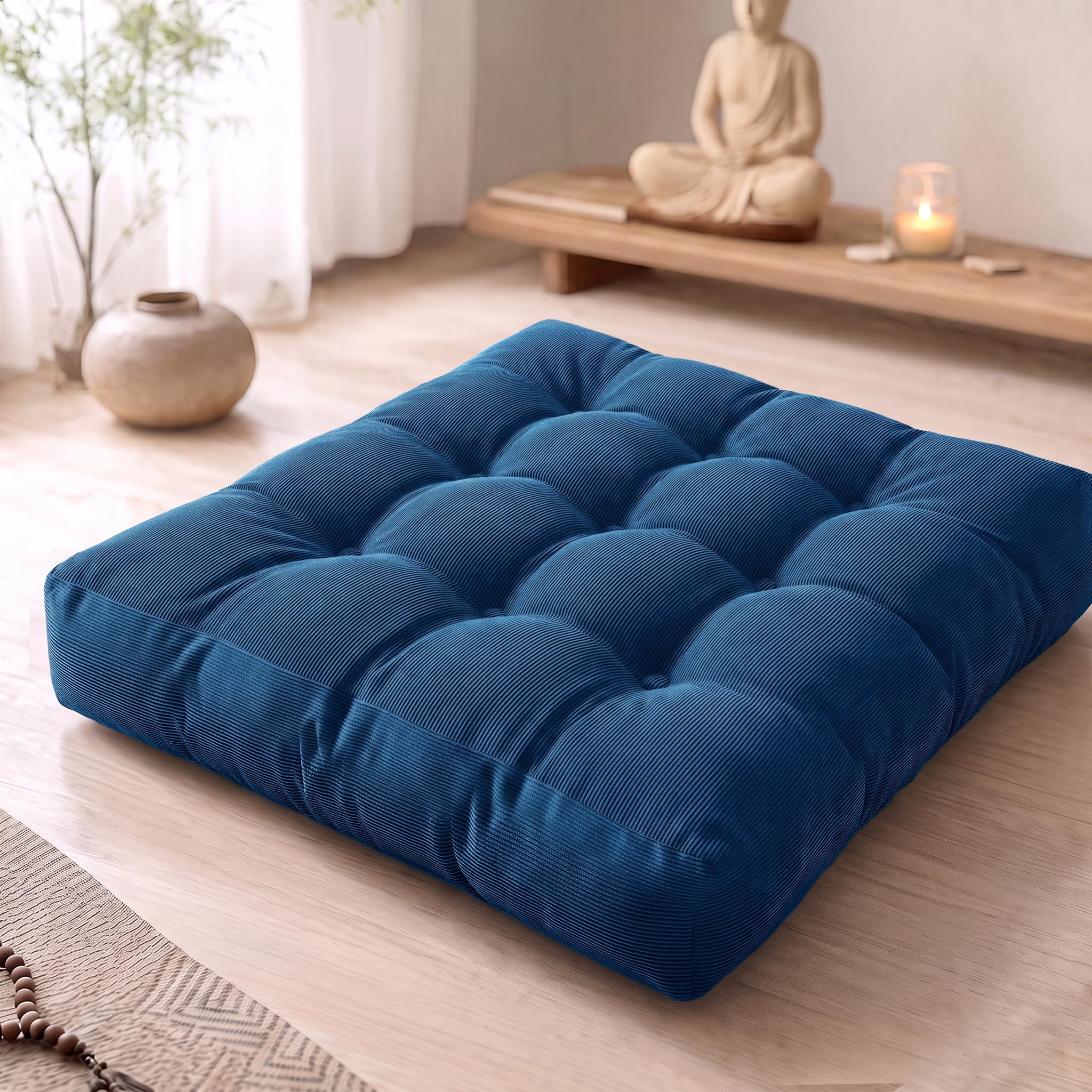 Amazon.com: Large Floor Pillow for Adults, Square Meditation