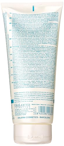 Miniatura 2 de Acondicionador SALERM 21sin enjuague tubo de proteína de seda 69onzas