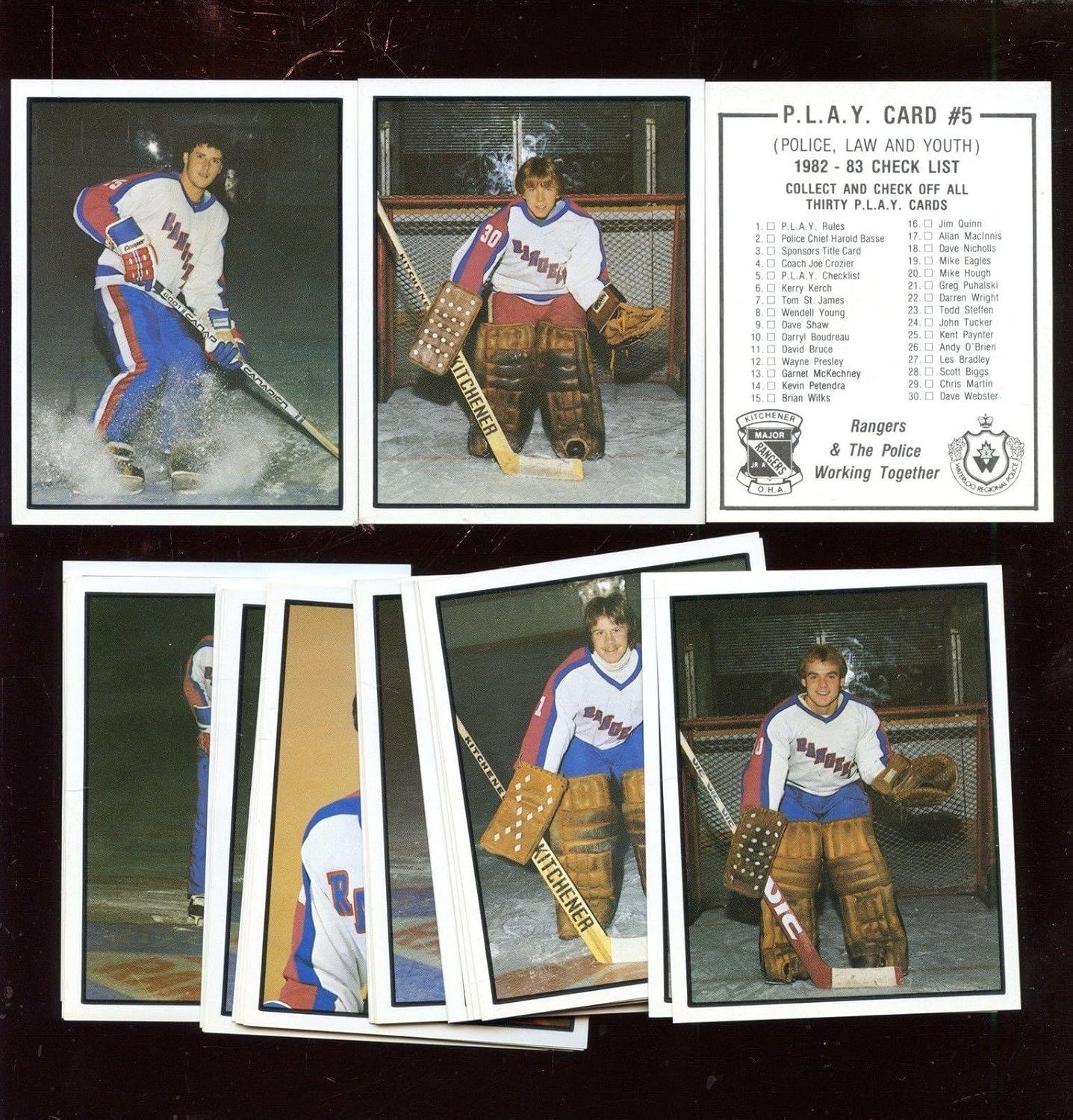 Sports Memorabilia 1982/1983 Kitchener Rangers Hockey Card