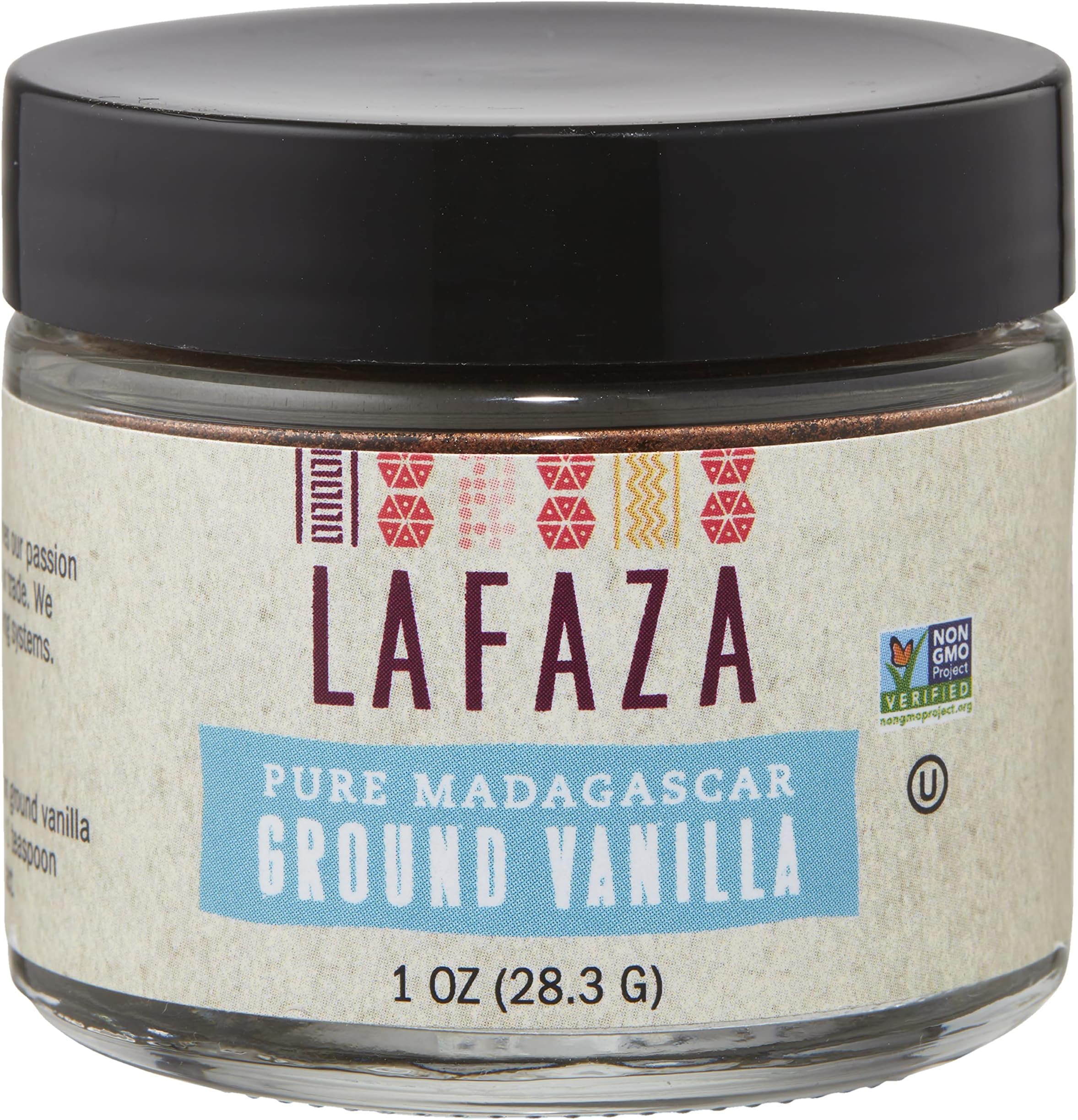 Lafaza All Natural Madagascar Bourbon Pure Ground Vanilla Bean Powder, 1oz