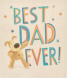 Boofle Dad Birthday Card - Cute Birthday Card for Him - Best Dad Ever