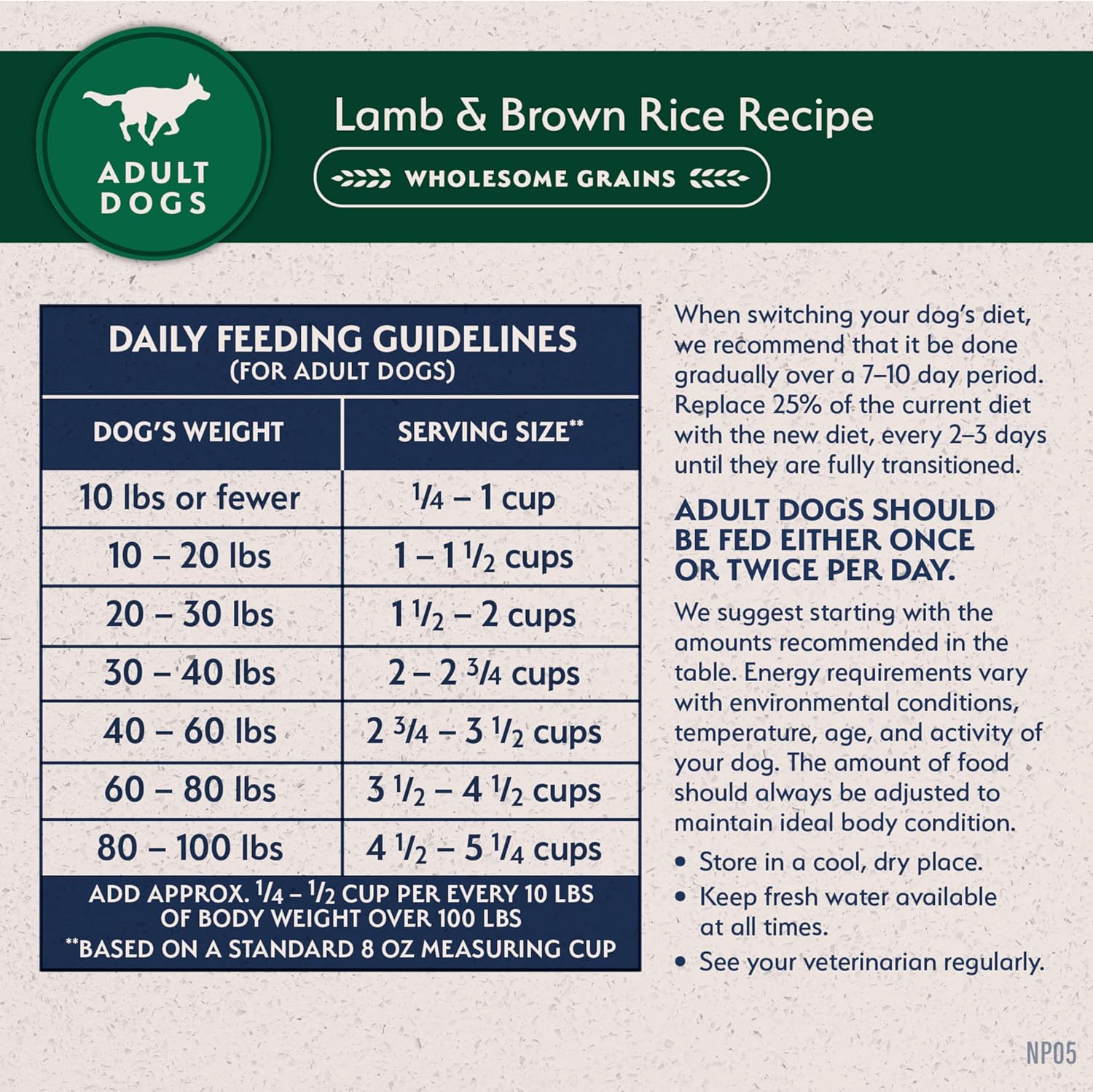 Natural Balance Limited Ingredient Adult Dry Dog Food with Healthy Grains, Lamb & Brown Rice Recipe, 24 Pound (Pack of 1) - Image 9
