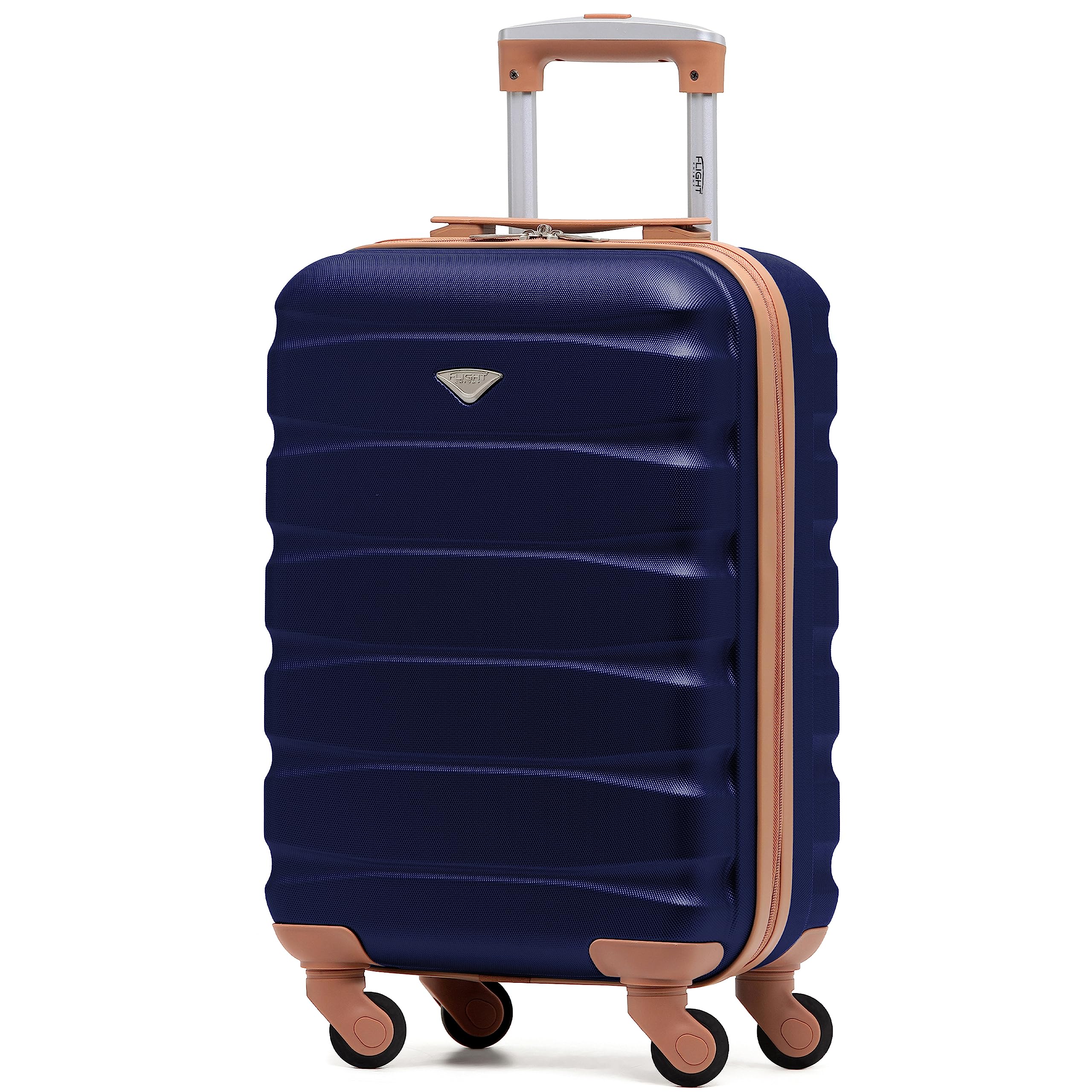 Flight Knight 56x45x25 EasyJet Cabin Bag, Jet2, British Airways Suitcase - Lightweight Small Durable 4-Wheel Cabin Case, Maximum Carry-On Size, ABS Hard Shell, 10kg Hand Luggage Bag- 56 x 45 x 25 — view 90