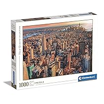 Clementoni – 39646 Collection – New York City – 1000 pezzi – Made in Italy, puzzle adulti 1000 pezzi, puzzle adulti paesaggi, puzzle città, divertimento per adulti