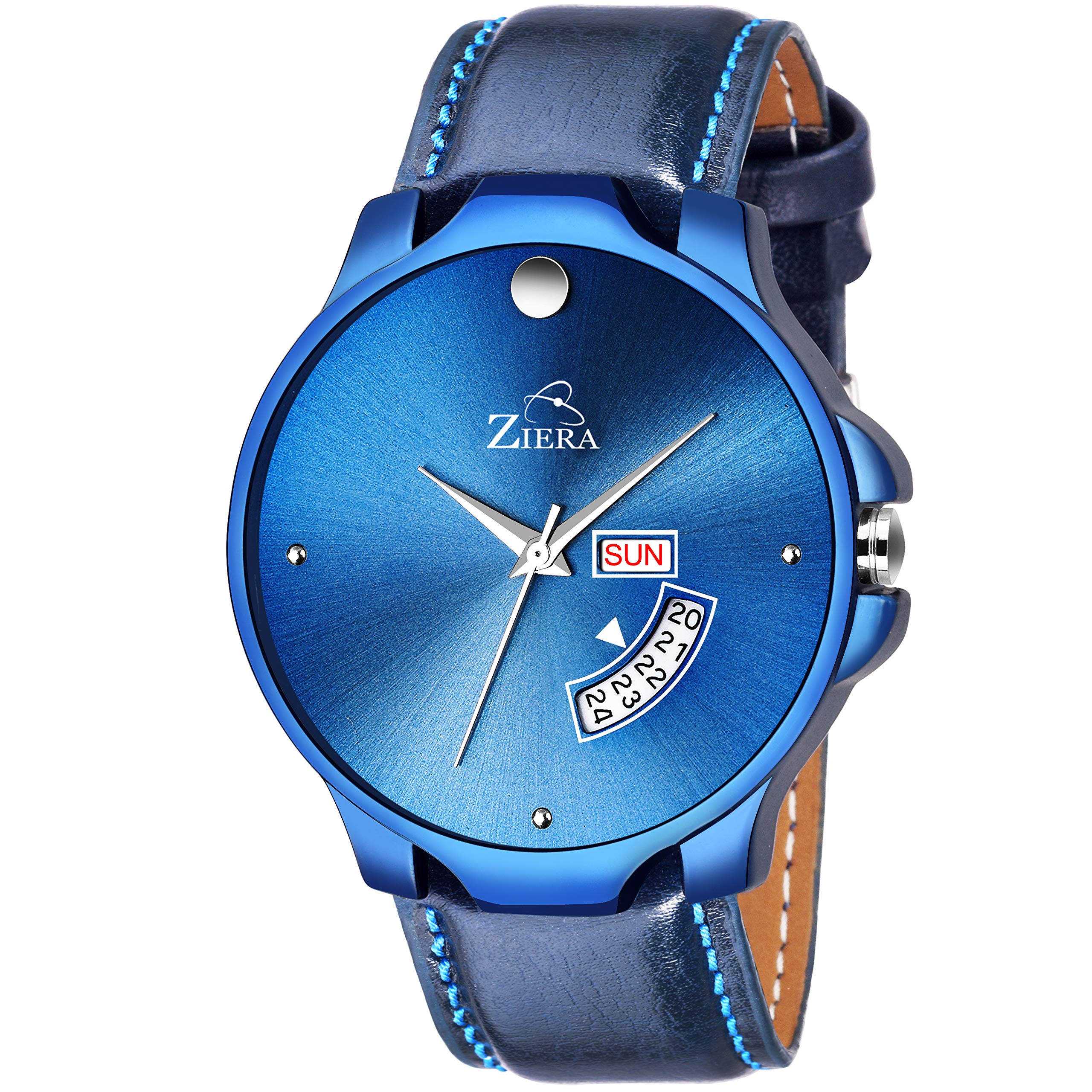 ZIERA Analogue Mens Watch (Blue Dial Blue Colored Strap) (B07P5ZFQZP) Amazon Price History, Amazon Price Tracker