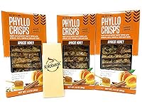 Vista 1 de Phyllo Crisps - Miel de albaricoque de Nu Bake Paquete de 3 – 2.8 oz