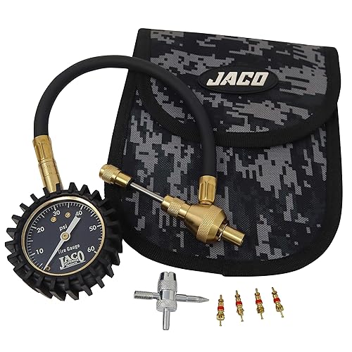 JACO RapidFlow Tire Deflator with Gauge (0-60 PSI) | Rapid