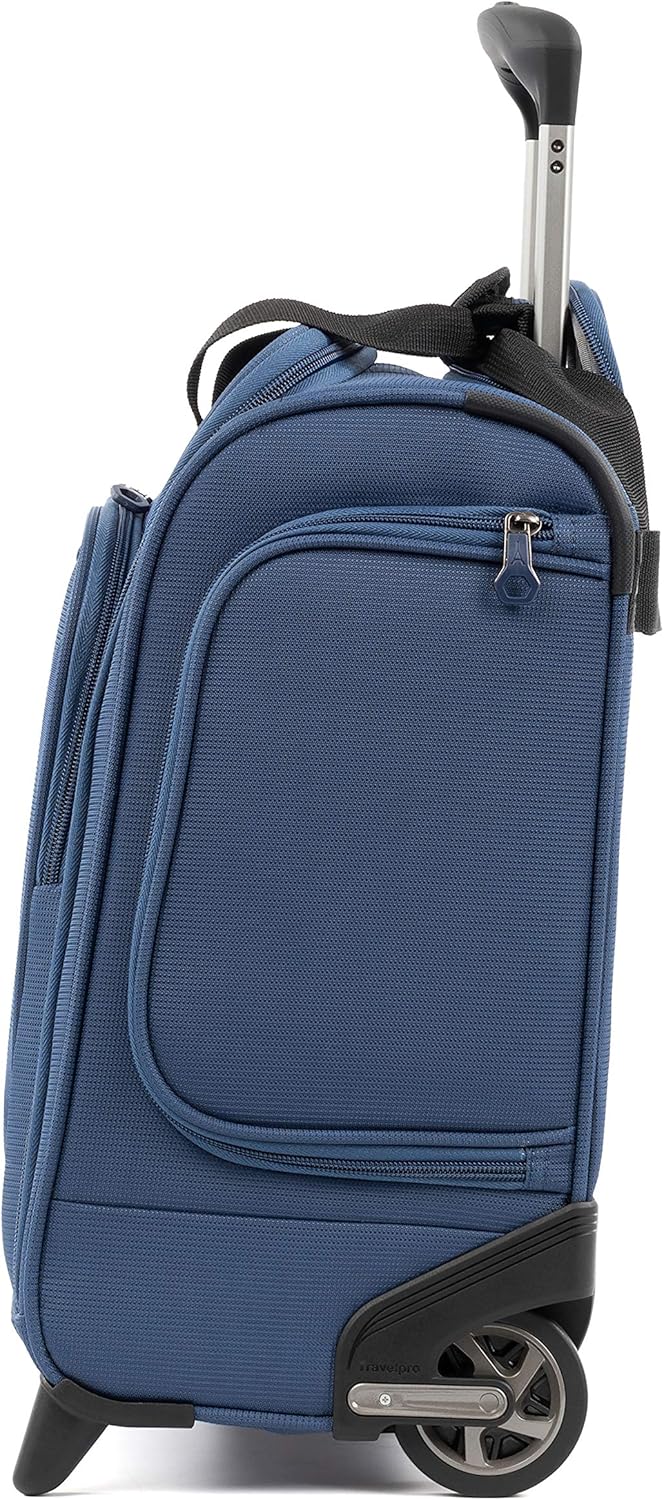 Travelpro Tourlite Softside 15-Inch Compact Carry-On, Upright 2 Wheel Bag, Lightweight Rolling Underseat, Blue - Image 6