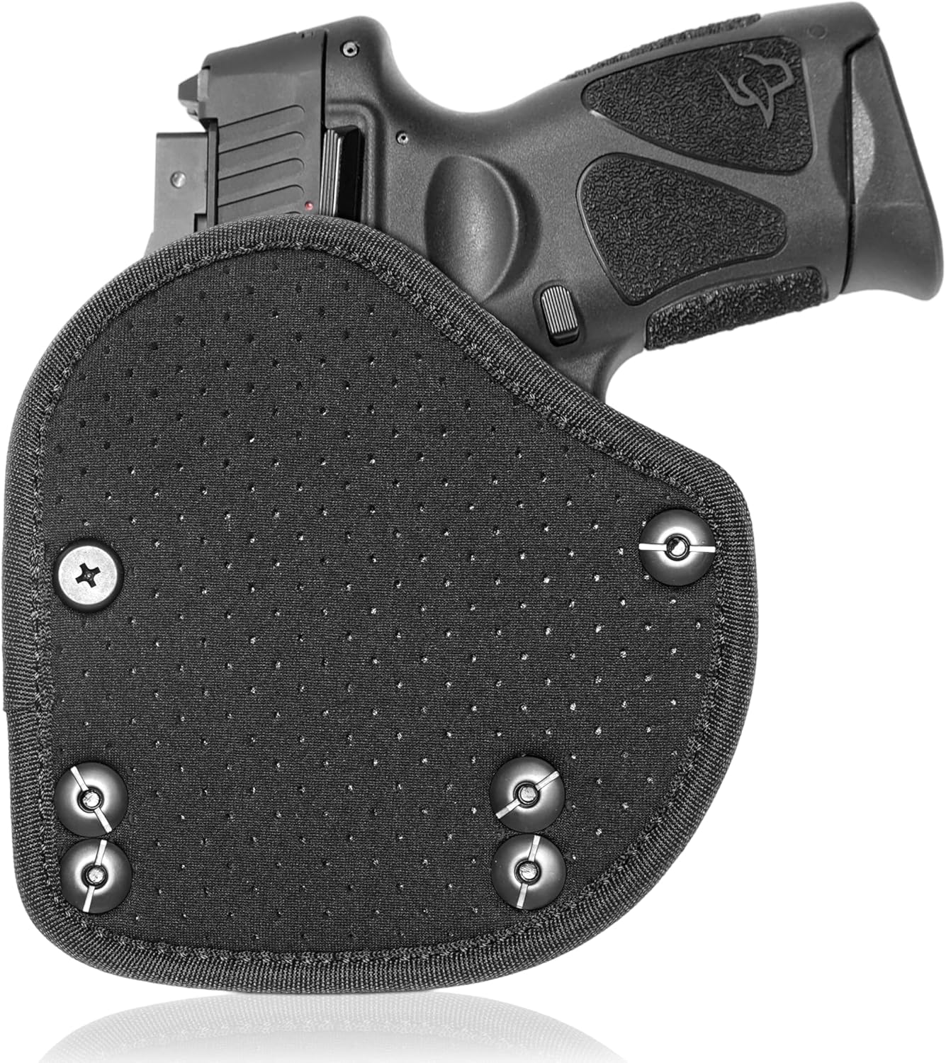 WARRIORLAND Hybrid Kydex & Nylon Holster, Optional for Glock 17/19/19X/ 43/ 43X MOS, Taurus G2C /G3C, Sig P320 / P365/ P365X/ P365XL, 1911 5" (No Rail) and More, Optics Cut, IWB Concealed Carry